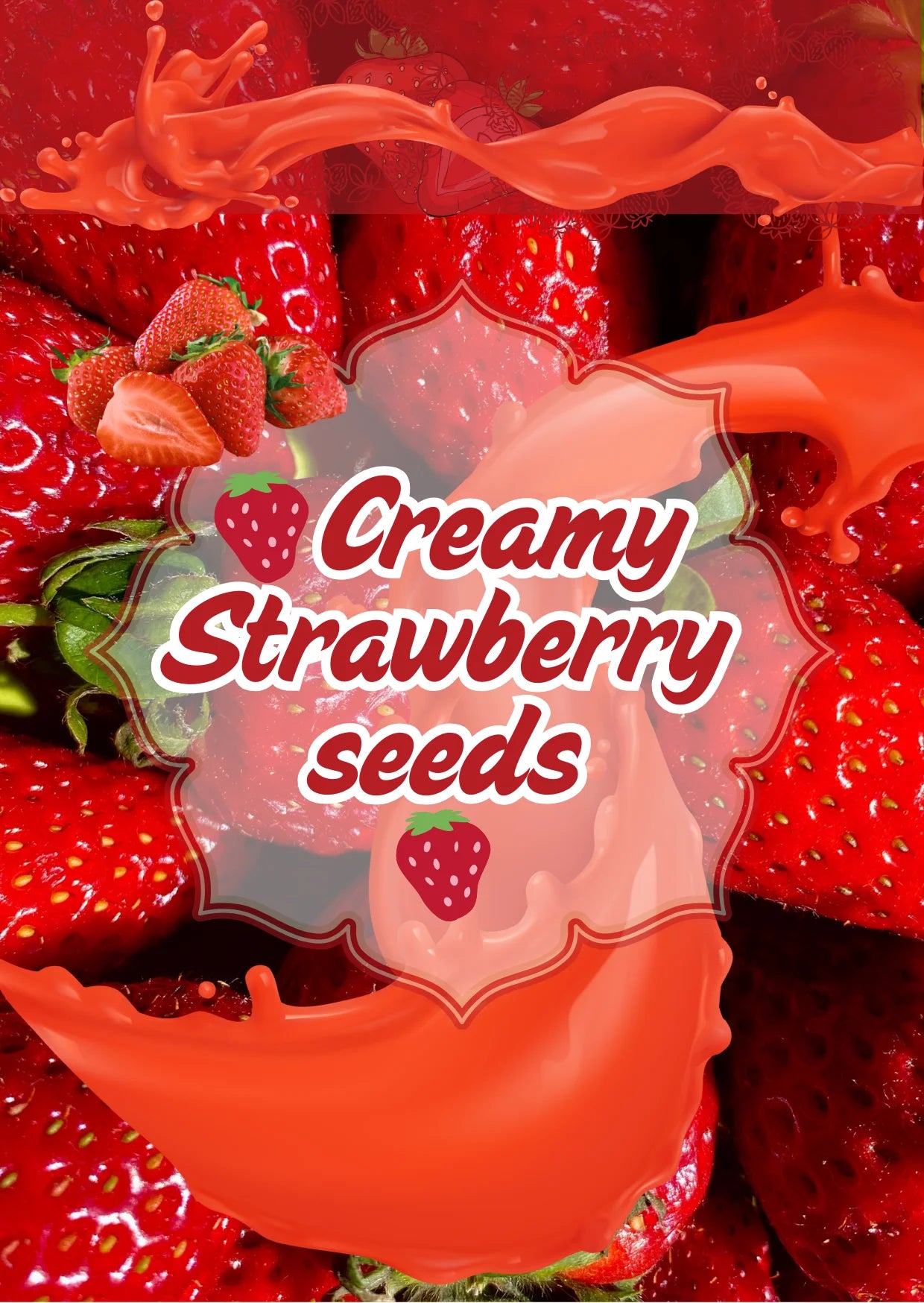 🍓Creamy Strawberry seeds
